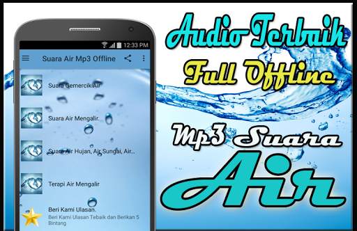 Suara Air Mp3 Offline screenshot 2