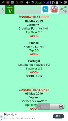 FREE WINNING TIPS screenshot 4