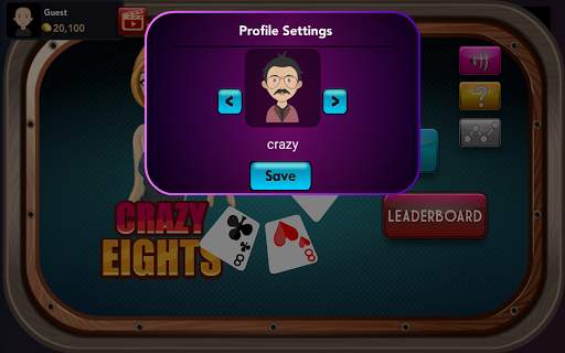 Offline Crazy Eights - Free Ca screenshot 24