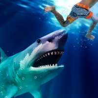 Hungry Man-Eater Shark Attack logo