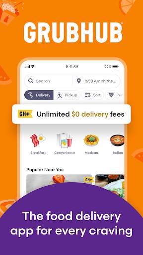 Grubhub: Food Delivery screenshot 1