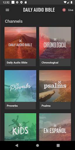 Daily Audio Bible Mobile App screenshot 1