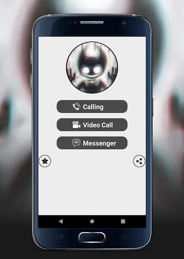 Fake call and video chat whith Bendy screenshot 1