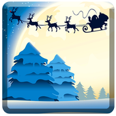 Sky Christmas Snow Fantasy LWP icon