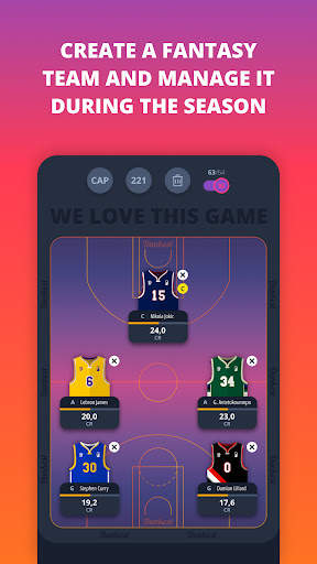 Dunkest - NBA Fantasy screenshot 3