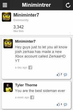 Miniminter (Simon) Youtube App screenshot 3