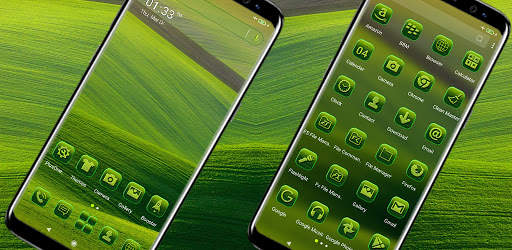 Green Field Launcher Theme screenshot 5