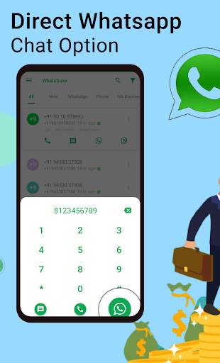 WhatsSave: Auto Save Number, Export WhatsApp Cont. screenshot 2
