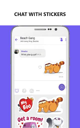 Free Video Calling Stickers for Messenger screenshot 3