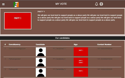 My Vote скриншот 3