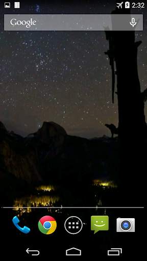 Night Video Live Wallpaper screenshot 1