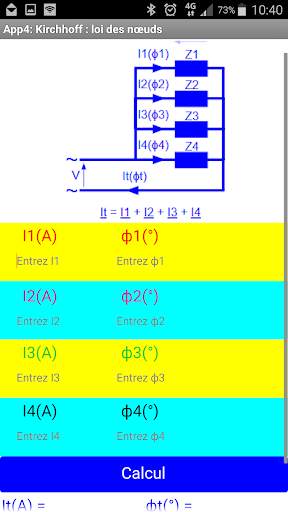 Circuits alimentés en courant alternatif скриншот 3