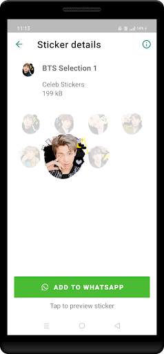 BTS Stickers for Whatsapp screenshot 6
