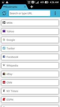 4G Browser screenshot 2