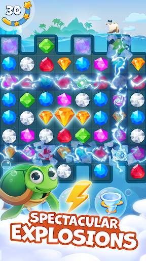 Pirate Treasures: Jewel & Gems 5 تصوير الشاشة