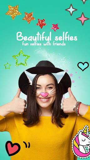 Candy Selfie Cam - Photo Stickers Sweet cam selfie screenshot 3