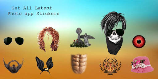 Multi Stickers : Boy Hairstyle Photo Editor 1 تصوير الشاشة