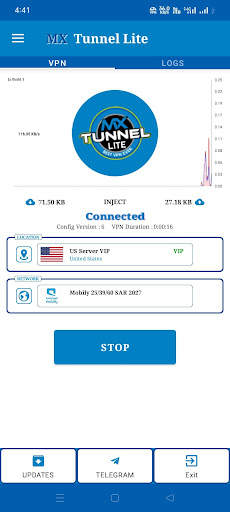 MX Tunnel Lite - Super Fast screenshot 3