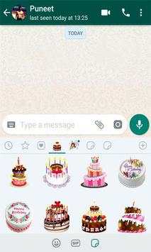 WAStickerApps - Birthday Stickers 3 تصوير الشاشة
