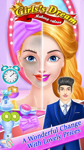 👸👧💄 Princess Girl Dream Makeup Salon screenshot 1