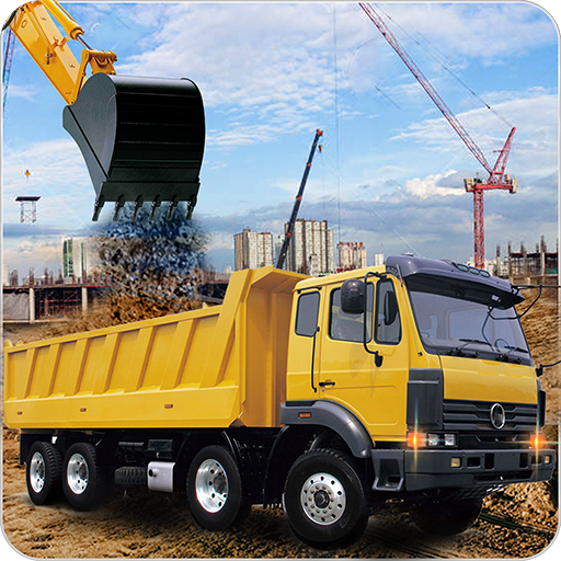 Hill Bridge Construction Crane icon