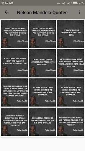 Nelson Mandela Quotes screenshot 1