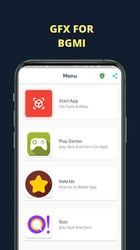 BGMI GFX Tool with 40k  Mini Games screenshot 1
