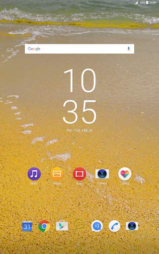 Sandy theme for XPERIA screenshot 4