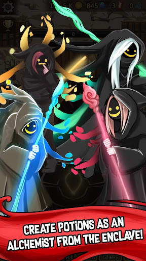 Alchemy Clicker - Potion Games Idle Fantasy Rpg screenshot 1