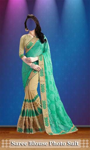 Saree Blouse Photo Suit - indian saree blouse blur 3 تصوير الشاشة