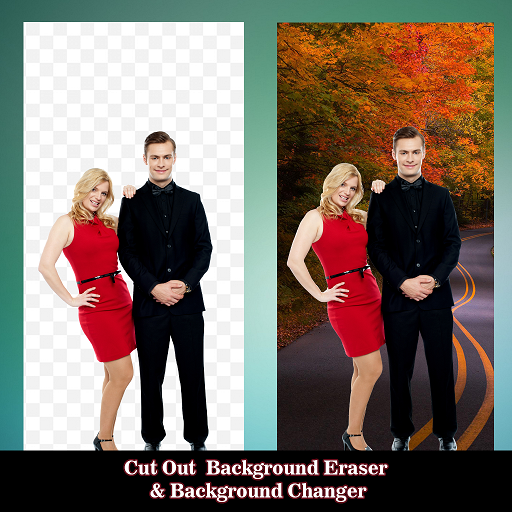 Cut Out Background Eraser and background changer icon