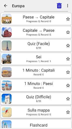 Capitali di tutti gli stati del mondo - Città Quiz screenshot 5
