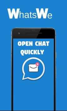 WhatsWe - Instant Chat for WhatsApp screenshot 1