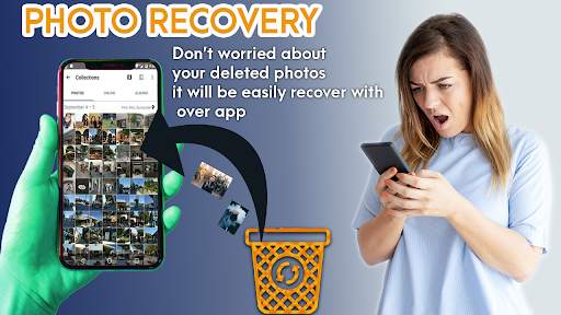 Restore deleted images: photo recovery app screenshot 1
