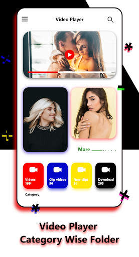 SAX Video Player - HD Video Player All Format screenshot 1