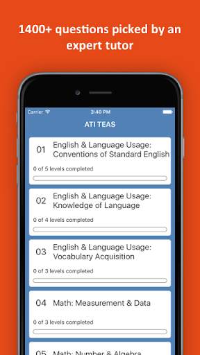 ATI® TEAS 6 Practice Test 2019 Edition screenshot 1