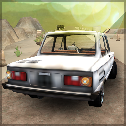 ikon Simulator Balap Mobil Klasik Tua