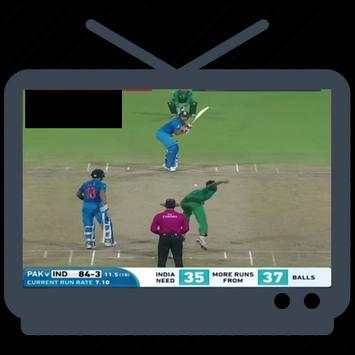 Live Cricket Tv on Mobile screenshot 1