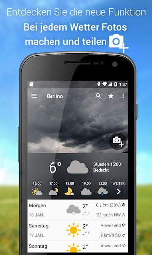 3BMeteo - Wettervorhersage screenshot 1