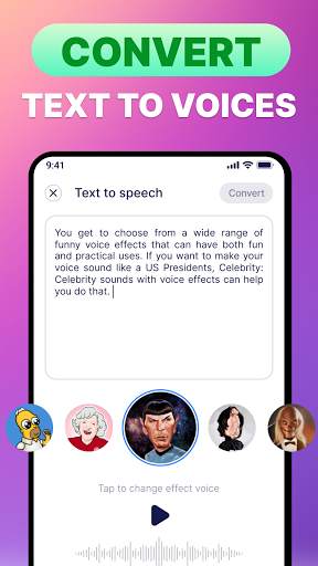 Celebrity voice changer plus: funny voice effects screenshot 3
