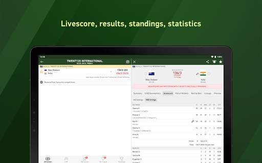 Cricket 24 - live scores screenshot 6