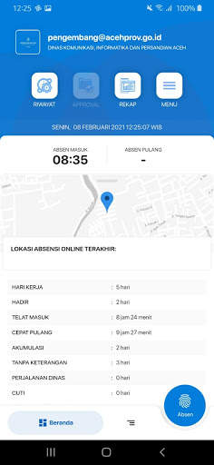 Presensi Online Aceh screenshot 3