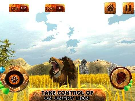 Lion Simulator 3D -Safari Game screenshot 9