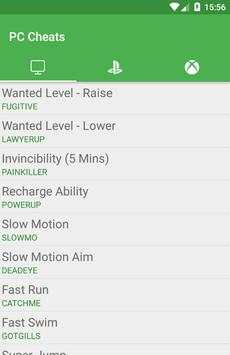 Cheats for GTA 5 screenshot 1