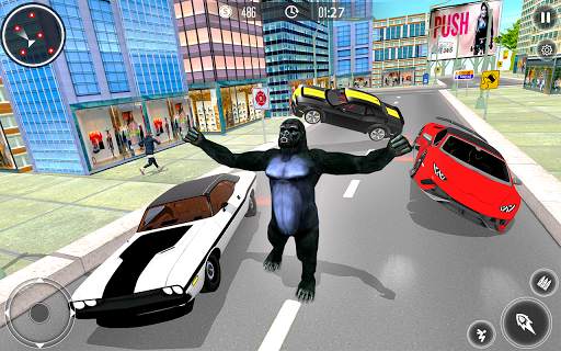 Gorilla City Simulator - Rope Hero Gorilla Game screenshot 12