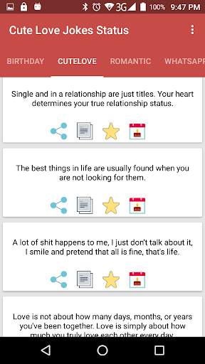 Birthday Love Jokes Swag Status screenshot 2