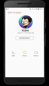 Fake Call robin From Titens 2018 screenshot 3
