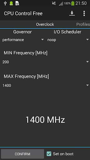 CPU Control Free screenshot 1