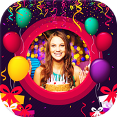 Birthday Photo Frame With Name Latest Design 2020 أيقونة