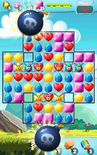 Jewels Gems Quest - Match 3 Game screenshot 4